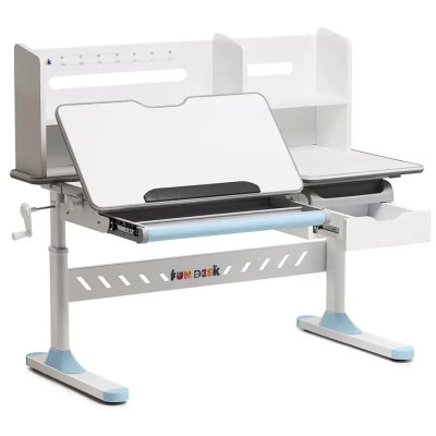 Парта FunDesk (1+1+1) (FIORE II BLUE) Вінниця - фото 2