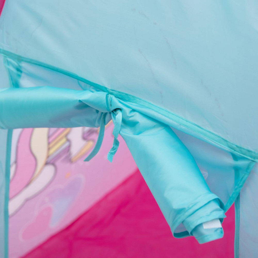 Палатка детская 80×80×100 см игровая палатка для девочек уличная с единорогом Розовая HP-S-2ND Киев - изображение 5