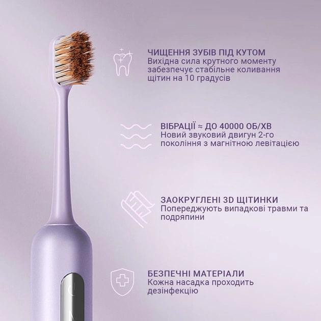 Зубна електрощітка Enchen Aurora T3 Pink ( 18049 ) Харьков - изображение 18