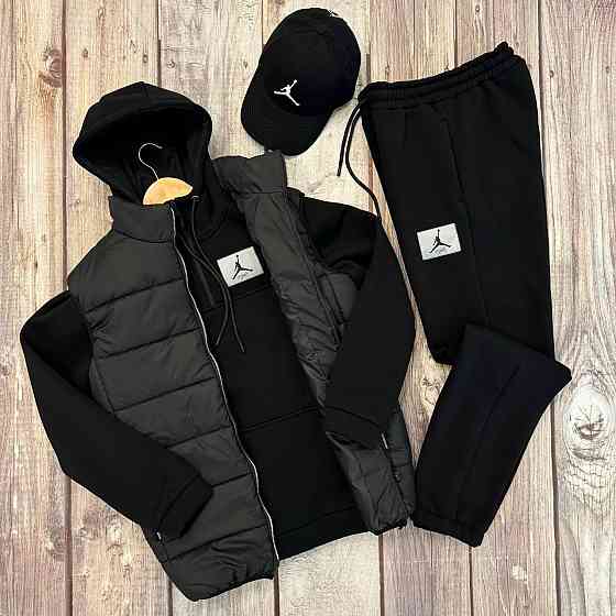Костюм Худі Fleece + Жилет + 🎁 Київ