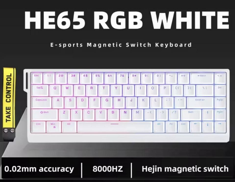 Магнітна клавіатура на таких свічках | zuoya he65 | white. Харків - фото 5