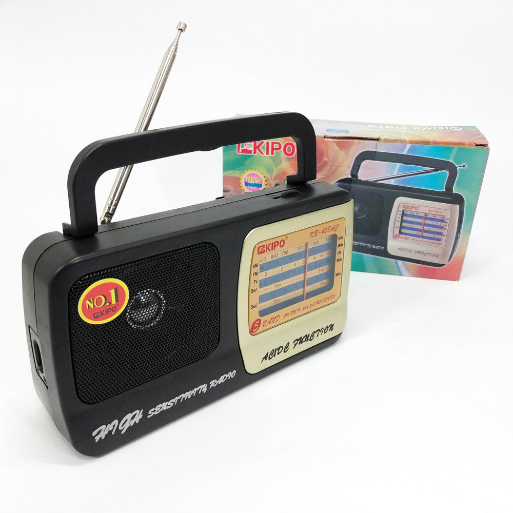 Радиоприемник фм ретро на батарейках KIPO, Портативное радио, Радиоприемник ретро AM FM NJ-35 Львов - изображение 9