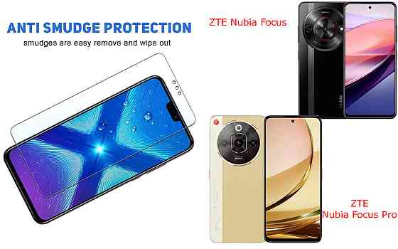 Захисне скло NeoGlass для ZTE Nubia Focus, Focus Pro – надпрозоре та стійке Київ