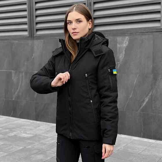 Женская зимняя Куртка с капюшоном Pobedov Winter Jacket Motive ЗИМА В2 Женская Киев