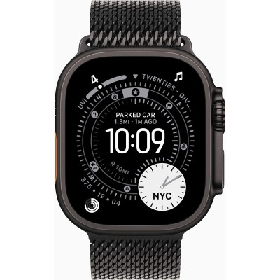 Смарт-часы Apple Watch Ultra 3 GPS + Cellular 49mm Black Titanium Case with Black Titanium Milanese Loop - Medium (MF1Q4QP/A) Винница - изображение 2