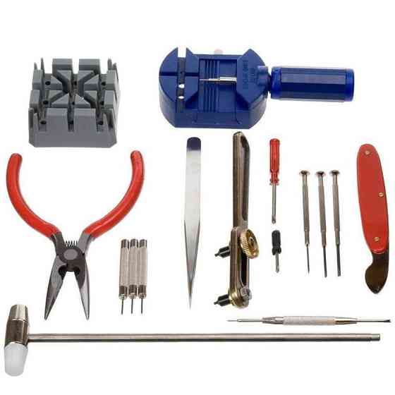 Набір інструментів для ремонту годинників у чохлі Київ