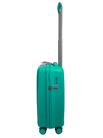 Чемодан пластиковый AIRTEX 280 малый бирюзовый Киев - изображение 5