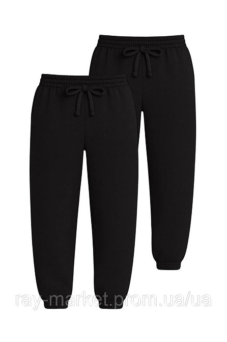 Набір чоловічі штани базові 2шт RAY PREMIUM LOOSE комбінований Чорний/Чорний(U0909M-Black-Pack) XL Київ - фото 1