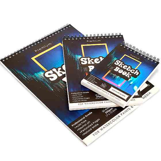 Відео огляд! Папір А3 250 гм2 для скетчингу та малювання, альбом для малювання на 30 аркушів Кам'янець-Подільський