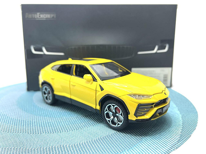 Машинка металева TK Union Lamborghini Urus інерційна відчиняються двері капот багажник 1:24 Жовта (GT - 06441) Чернігів - фото 1