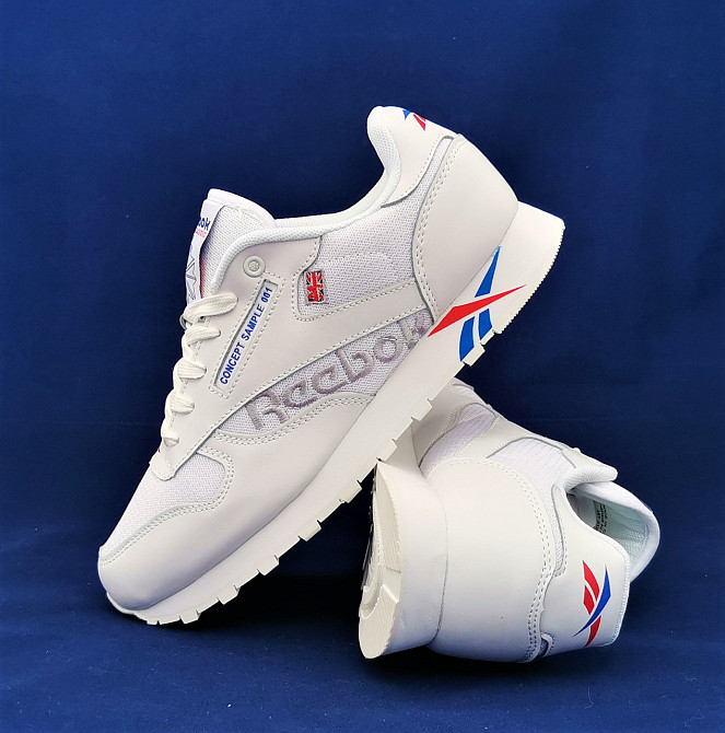 Мужские Кроссовки Reebok Classic Белые Рибок (размеры: 45,46) Видео Обзор Днепр - изображение 7