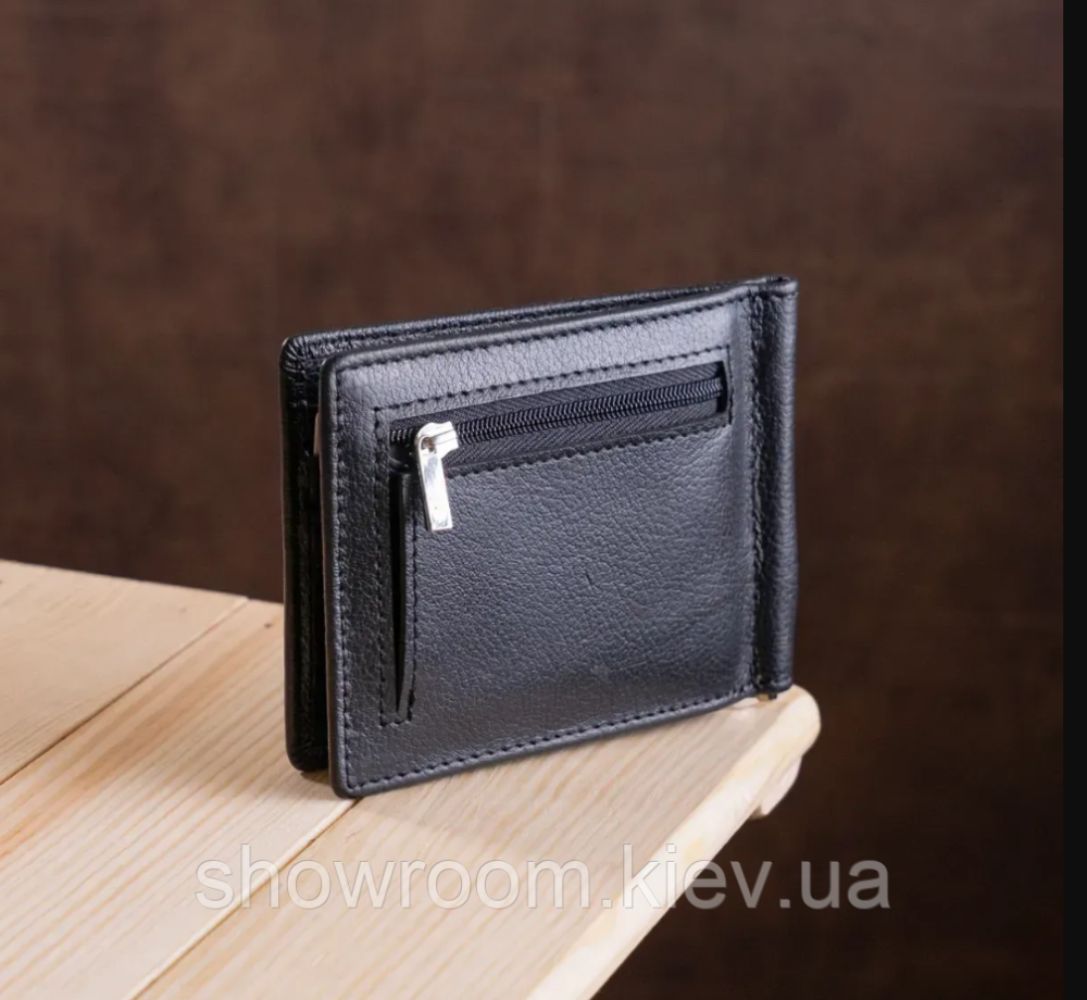 Кожаный зажим для денег на магните (354) Киев - изображение 8