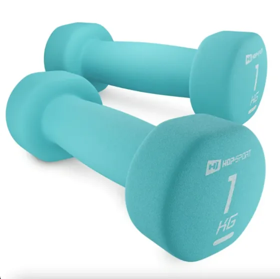 Гантелі для фітнесу неопренові круглі Hop-Sport 2 по 1 кг Київ