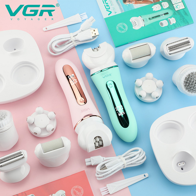 Эпиляторы для всех зон VGR, Пемза для шелушения пяток Эпилятор удаления незаметных волос IB-23 Львов - изображение 6