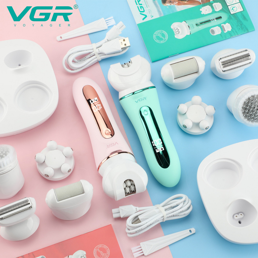 Эпиляторы для всех зон VGR, Пемза для шелушения пяток Эпилятор удаления незаметных волос IB-23 Львов - изображение 6