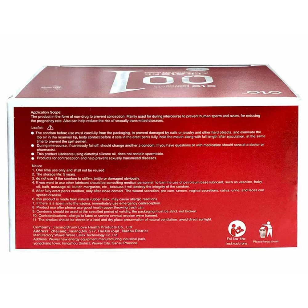 Презервативи Olo 0.01 RED 10 шт збуджуючі з гіалуроновою кислотою Sex Aura Київ - фото 3