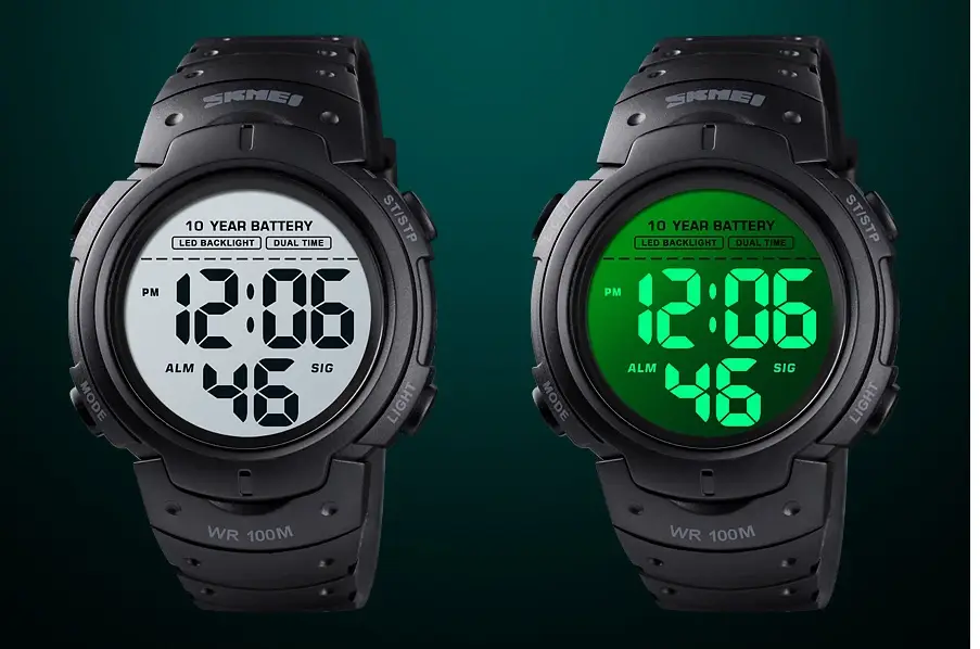 Мужские наручные спортивные часы Skmei 1560 (Черный) Винница - изображение 7