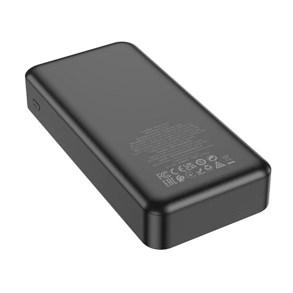Зовнішній акумулятор HOCO J102A Cool figure PD20W+QC3.0 power bank(20000mAh) Black Київ - фото 2