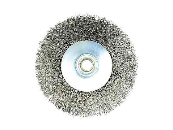 КШМ Щітка дротяна "GEKO" радіальна зі стальних дротиків 125мм Київ