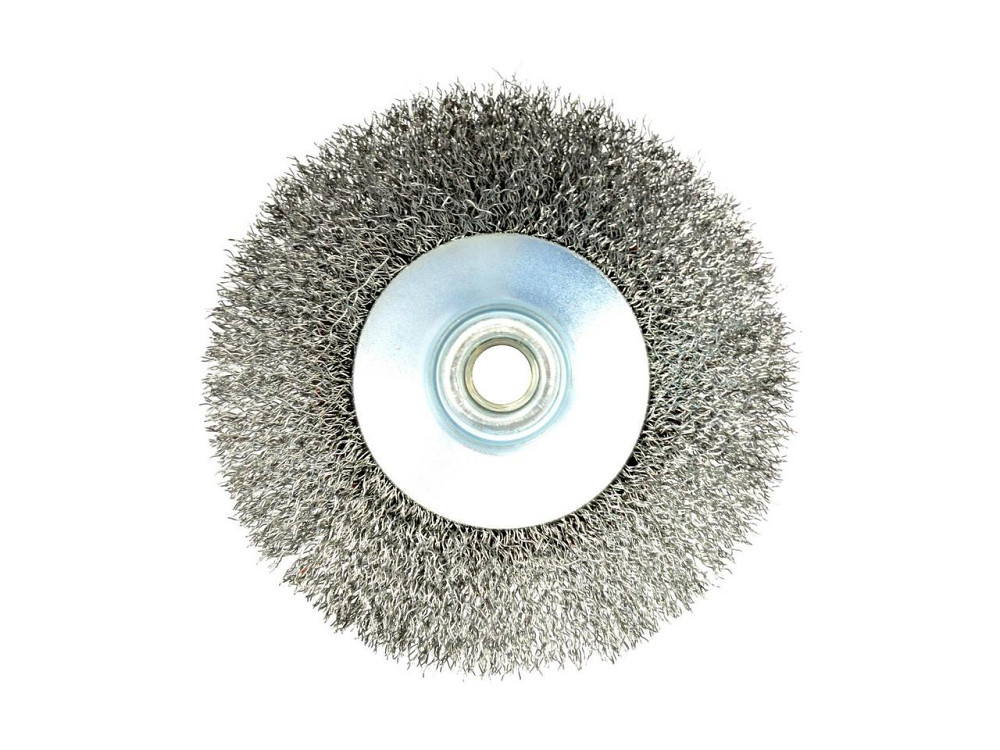 КШМ Щітка дротяна "GEKO" радіальна зі стальних дротиків 125мм Київ - фото 3