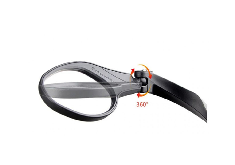 Зеркало для велосипеда на руль 2 шт Feel Fit черное Бровары - изображение 3