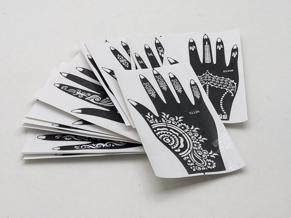 Трафарет для тимчасових тату мехенді 23857 Луцьк - фото 1