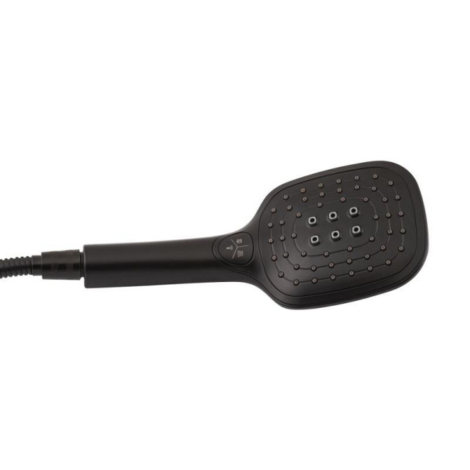 Душевая система универсальная Lidz Kubis LDKUB1030BLA35724 Black на три потребителя из нержавеющей стали Харьков - изображение 8