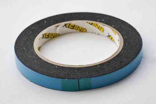 Стрічка клейка двостороння на спіненій основі 12 мм*5 м чорна UNIFIX Рівне