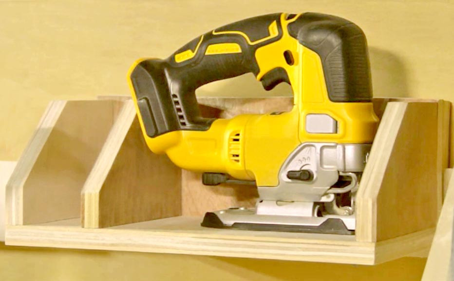 Полка-органайзер для электролобзика 