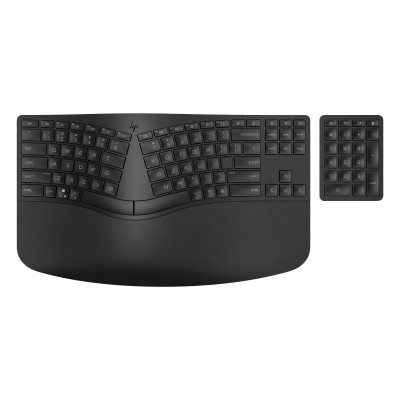 Клавиатура HP 960 BLK Ergonomic split-zone UA Black (7E755AA) Винница - изображение 1