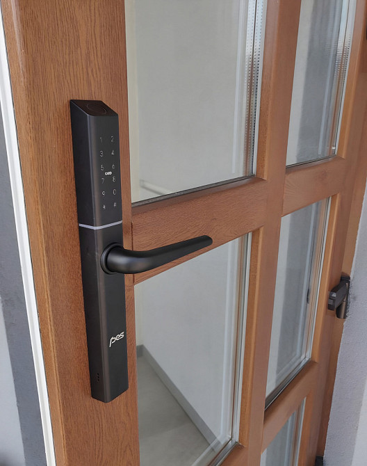 PES Ford чорний розумний замок з вузьким корпусом Київ - фото 7