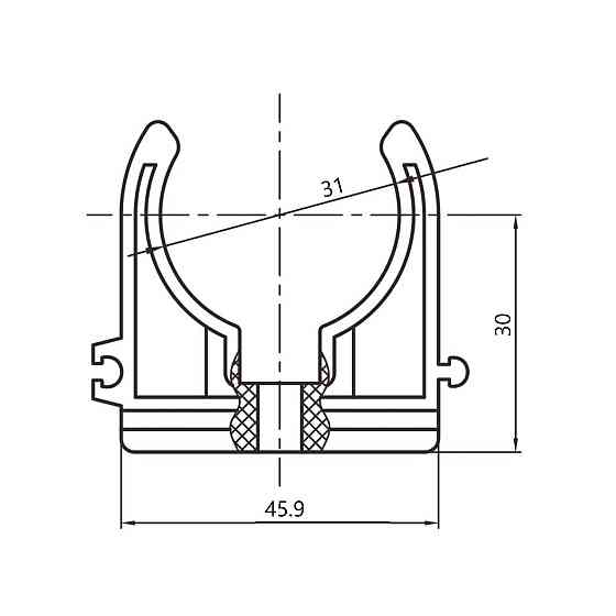 Крепеж PPR Blue Ocean 