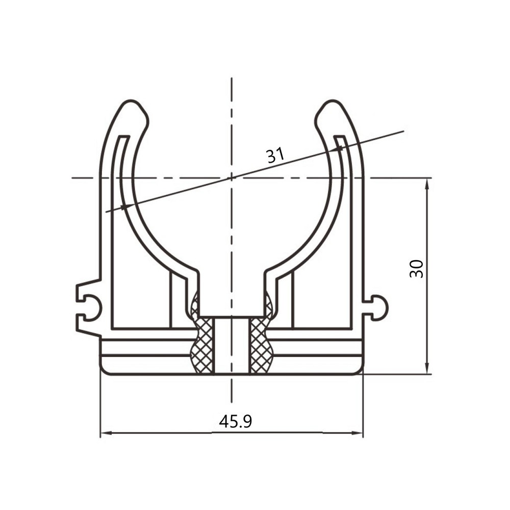 Кріплення PPR Blue Ocean "Білий" 32 Київ - фото 2