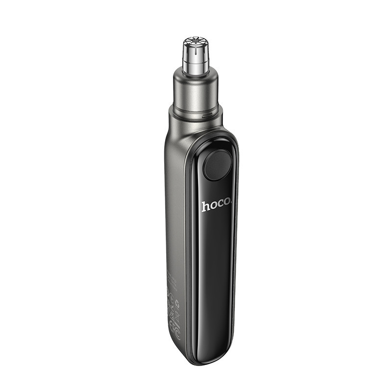 Тример для носа HOCO HP33 electric nose hair trimmer with display Metal gray Київ - фото 3