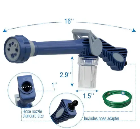 Водомет для мойки авто, поливa растений, распылитель EZ JET Water Cannon Коломия