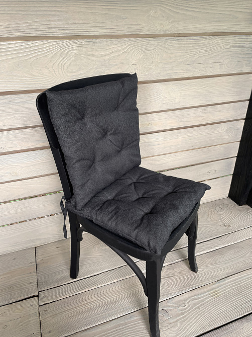 Подушка для стульев (38x38х5 см) Decorator Sawana цвет темно-серый 84-040 Киев - изображение 4