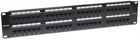 Патч-панель 19", 48xRJ45, UTP, Cat.5e, 2unit, Intellinet Винница - изображение 2