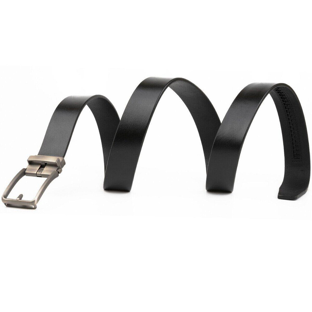 Ремень мужской со стильной пряжкой Vintage 20268 Черный Киев - изображение 7