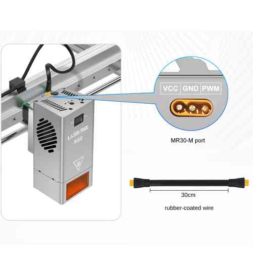 Мощный лазер с подачей воздуха для резки гравировки 60Вт 450нм Laser Tree K60 Винница