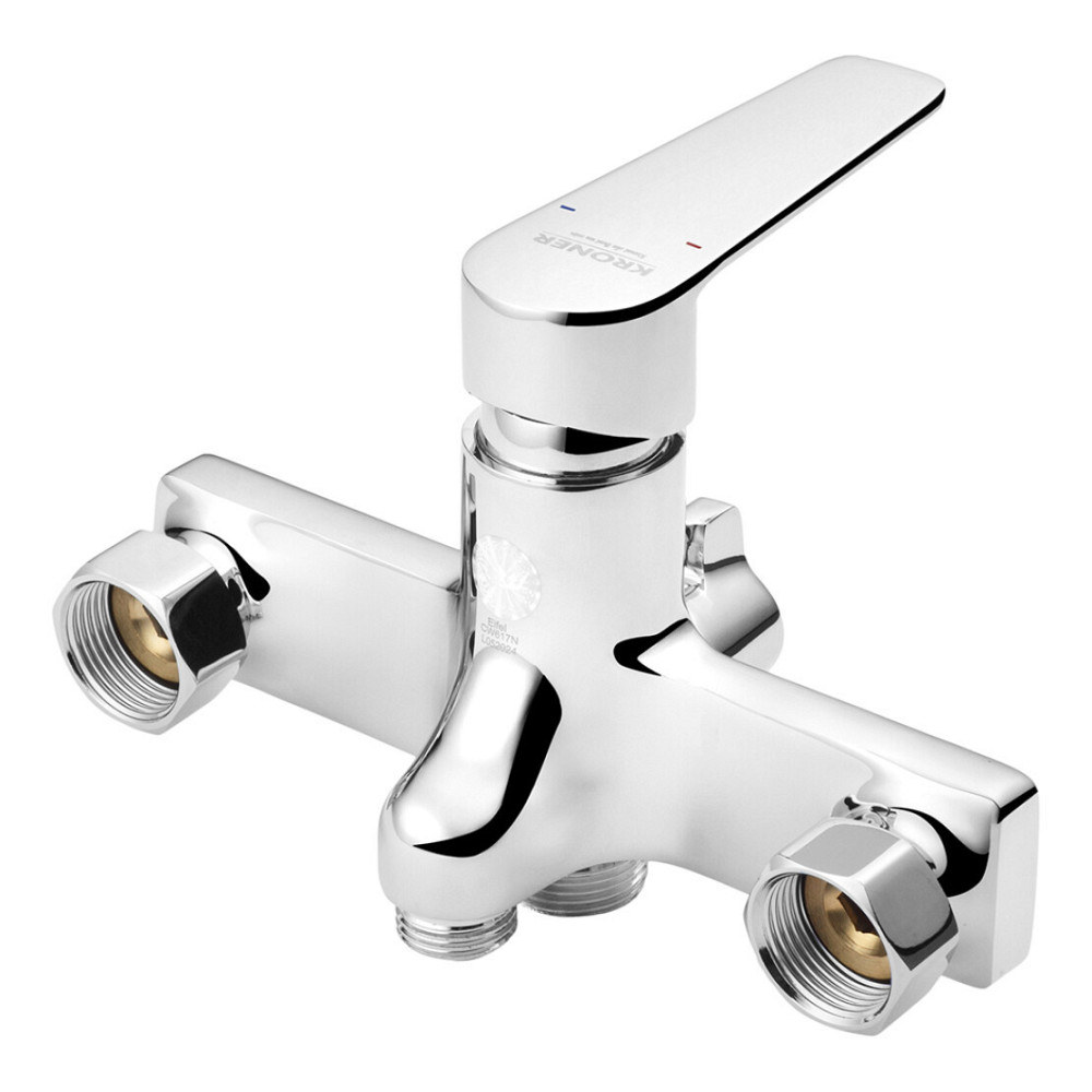 Змішувач для ванни Kroner KRP Eifel - C070 з душовим гарнітуром, хром Київ - фото 3