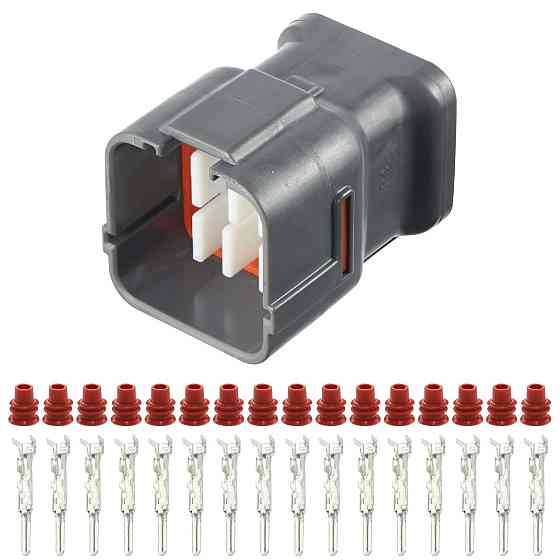 Електричний з'єднувач, 16-контактний Сірий, Пластик, Київ
