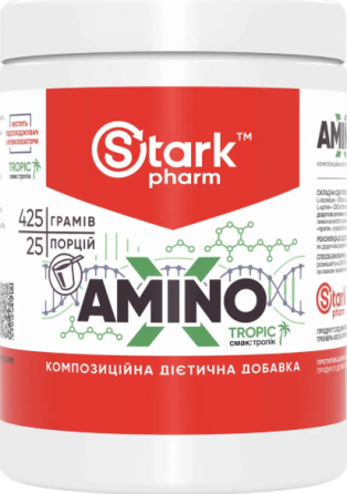 Аминокислотный комплекс Stark Pharm Amino-X 425г тропик Киев