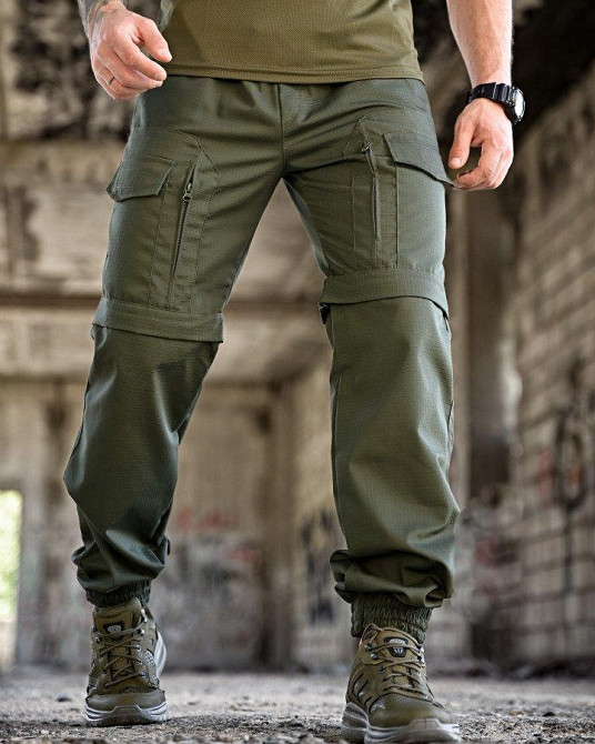 Тактические штаны шорты  джогеры MINISTERIUM  олива   ПП7807 Одесса - изображение 1