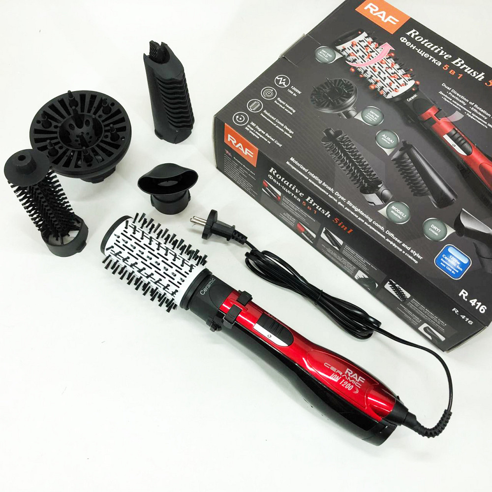 Фены стайлеры для волос, Профессиональный компактный фен, Расческа-выпрямитель для волос фен-щетка YS-26 Львов - изображение 14