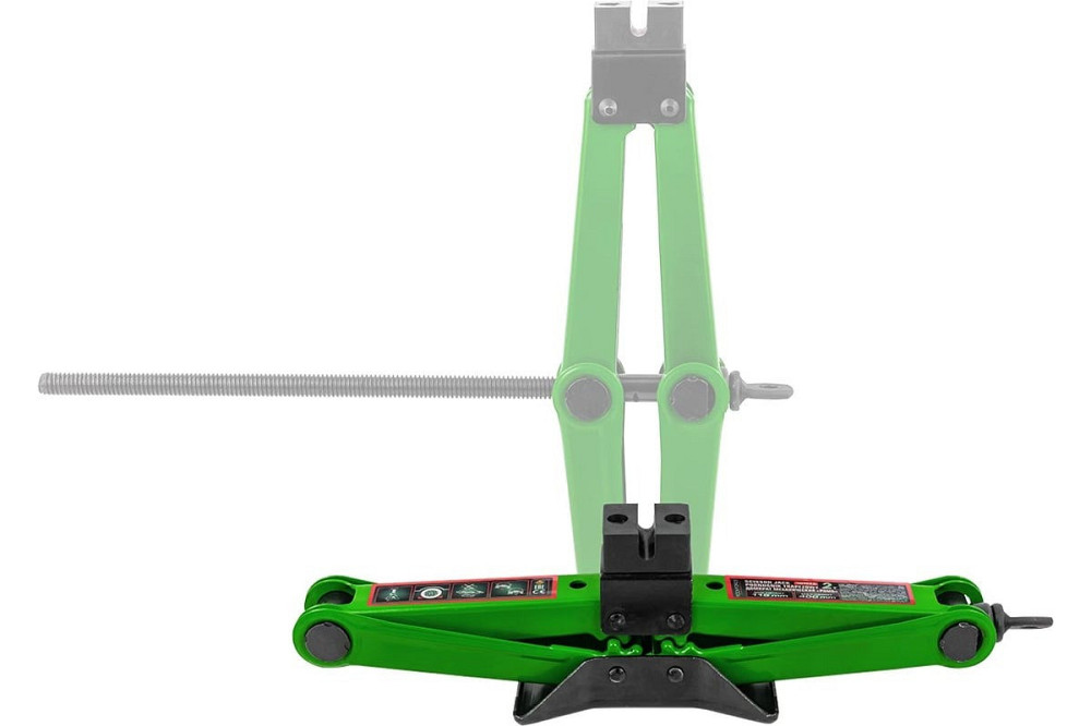 Домкрат механічний "Ромб" 2т (115-400 мм) у чохлі з тріскачковим ключем ROCKFORCE RF-10152A Одеса - фото 3