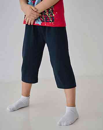 Подростковый комплект с шортами на мальчика Tom John - Скейт - Family look папа/сын 89901 10-11 Киев