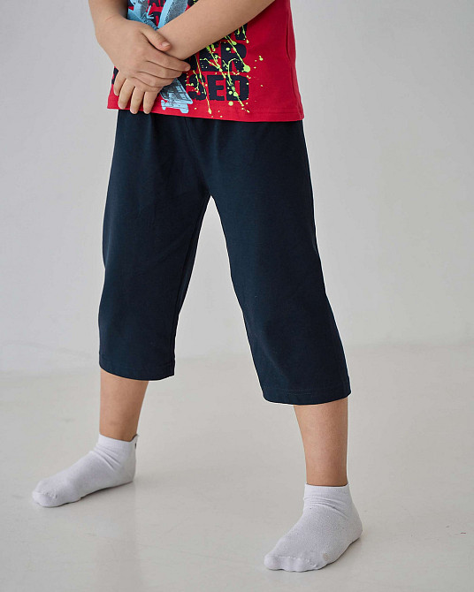 Подростковый комплект с шортами на мальчика Tom John - Скейт - Family look папа/сын 89901 10-11 Киев - изображение 3