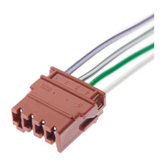 Роз'єм конектор с проводом, 4-кон., Вентилятор ???, Універсальна універс., Моторний Багато марок 47650 Київ