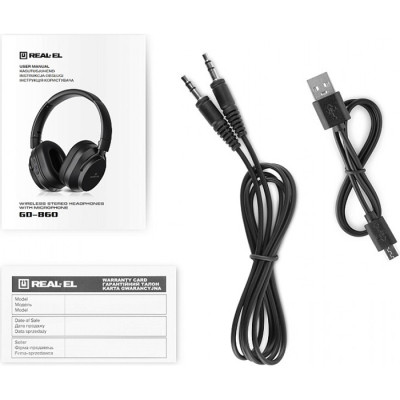 Навушники REAL-EL GD-860 Black Вінниця - фото 10