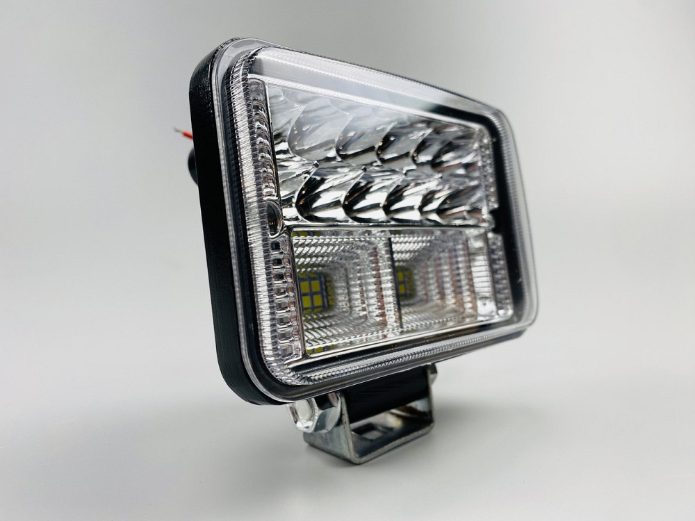 Автомобільний світлодіодний робочий світильник із широким оглядом, Фара прямокутна 26Led Мукачево - фото 3